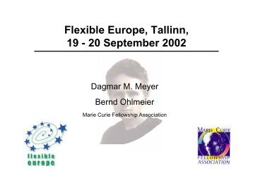 Flexible Europe, Tallinn, 19 - 20 September 2002 - Archimedes