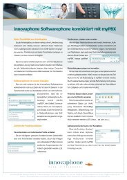 innovaphone Softwarephone kombiniert mit myPBX