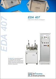 EDA 407 - InProcess Instruments