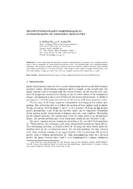 Segmentation-based interpolation of image ... - Pages perso