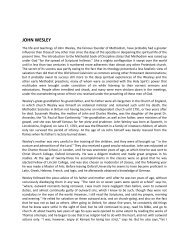 JOHN WESLEY - Gareth Evans Ministries