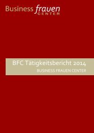 BFC Tätigkeitsbericht 2014