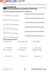 Practice B 11-5 - MrWalkerHomework