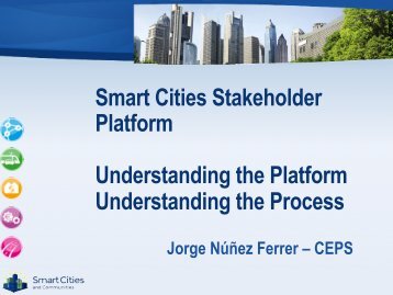 Presentation of role of the group - Smart Cities Stakeholder Platform