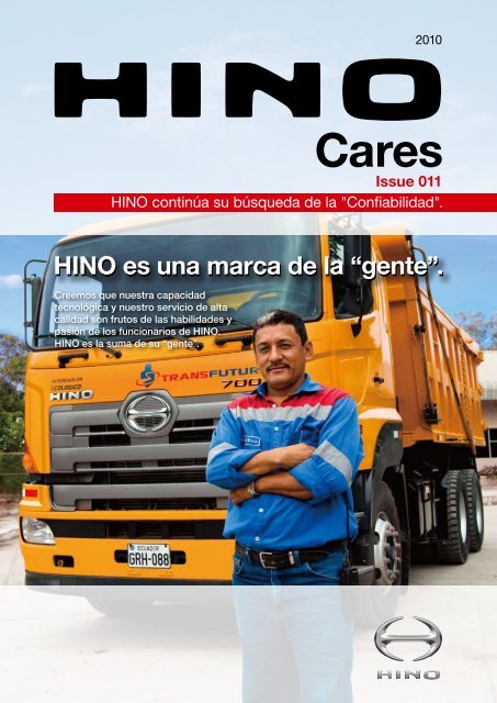 HINO es una marca de la âgenteâ. - hino global