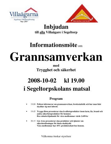 Grannsamverkan - VillaÃ¤garna