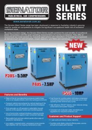 Silent Industrial Range - Compressor & air tool repair Australia