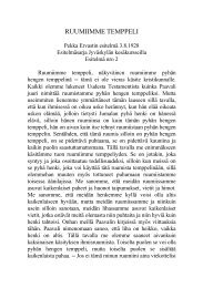 RUUMIIMME TEMPPELI - Pekka Ervast