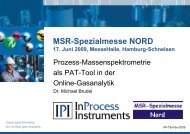 Prozess-Massenspektrometer-System - InProcess Instruments