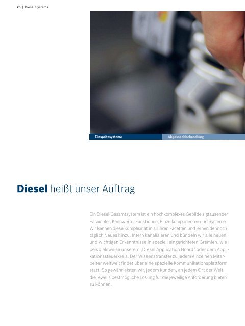 Wirtschaftlichkeit ist unser Antrieb - Bosch Automotive Technology