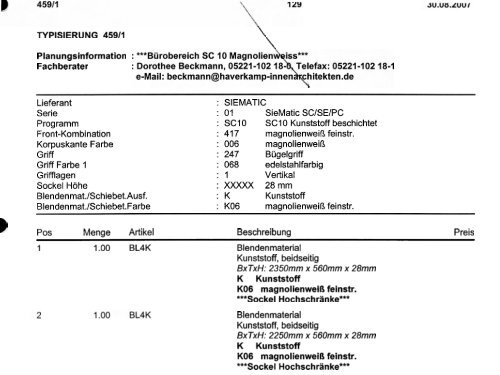 SC10 SC10 Kunststoff beschichtet Front-Kombination