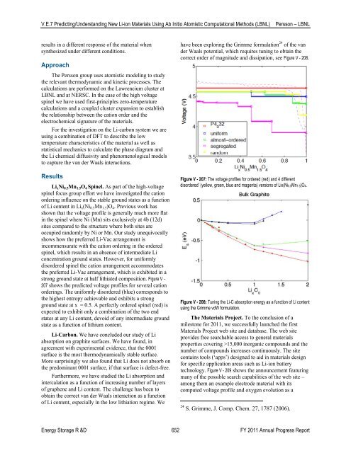 V. Focused Fundamental Research - EERE - U.S. Department of ...