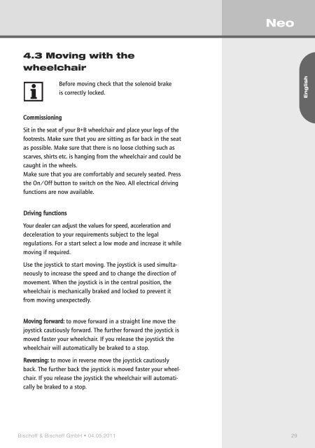 Instruction manual (pdf) - Bischoff & Bischoff