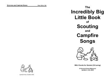 Campfire Song Book (PDF) - Halifax Ukulele Gang (HUG)