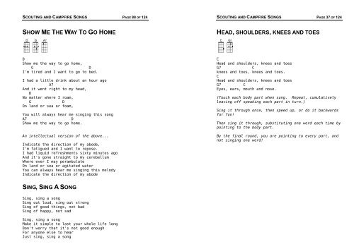 Campfire Song Book (PDF) - Halifax Ukulele Gang (HUG)