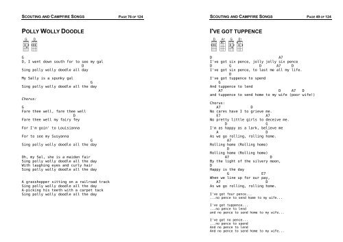 Campfire Song Book (PDF) - Halifax Ukulele Gang (HUG)