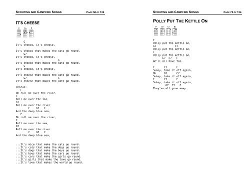 Campfire Song Book (PDF) - Halifax Ukulele Gang (HUG)