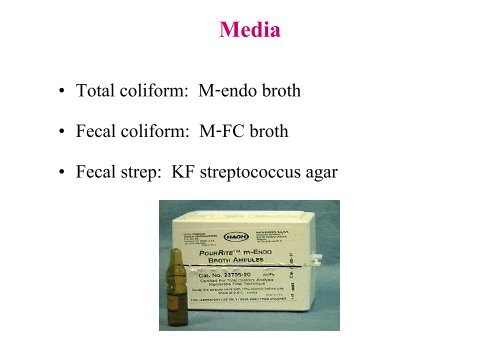 Fecal Coliform - kmutt