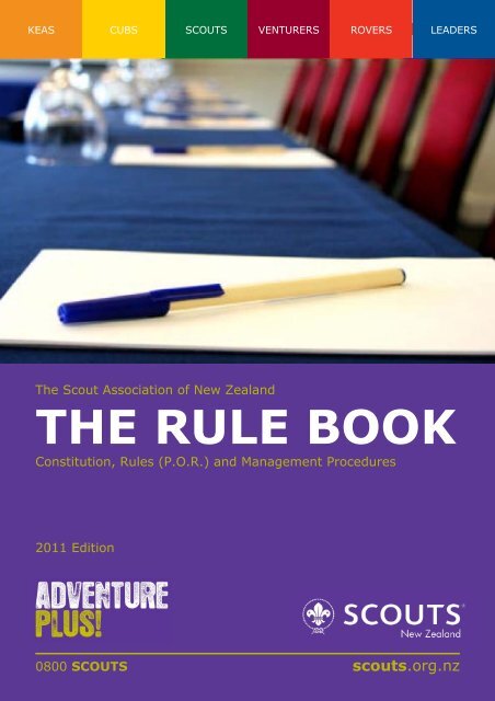 The_Rule_Book - Brooklyn Scouts, Wellington