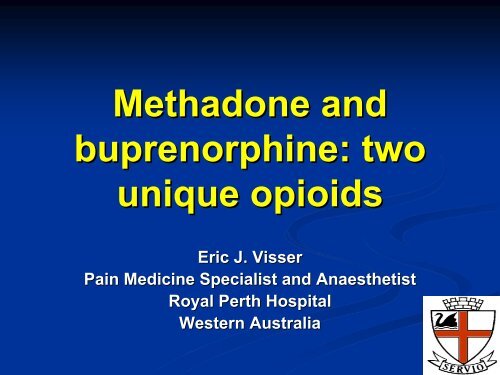 Methadone And Buprenorphine Two Unique Opioids