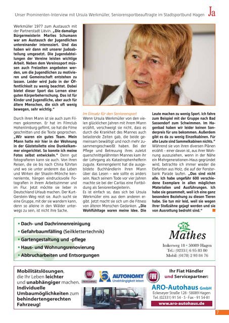 unges ltes Kostenlose Zeitung von Senioren - Hagen