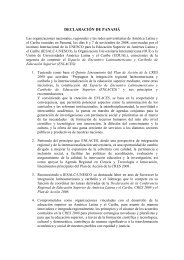 declaraciÃ³n de panamÃ¡ - Espacio Europeo de EducaciÃ³n Superior