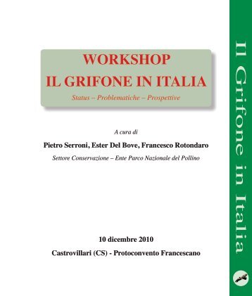 Il Grifone in Italia WORKSHOP IL GRIFONE IN ITALIA - Acalandrostour