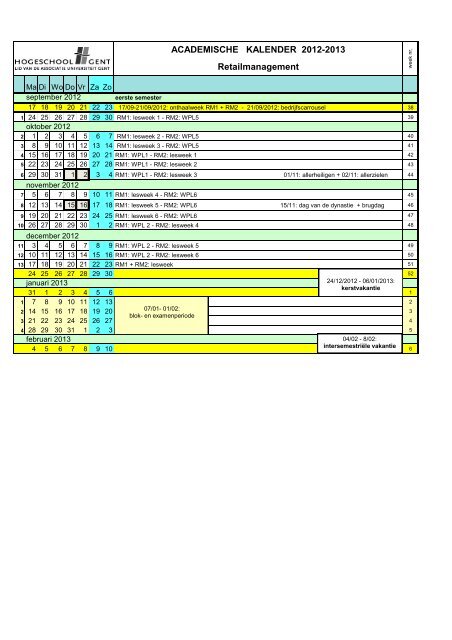 Academische kalender retailmanagement 2012-2013.xlsx