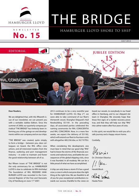 Photoshooting on the „BEK“-Ships - RHL | Reederei Hamburger Lloyd