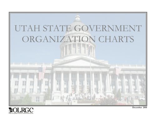utah state government organization charts - Utah State Legislature