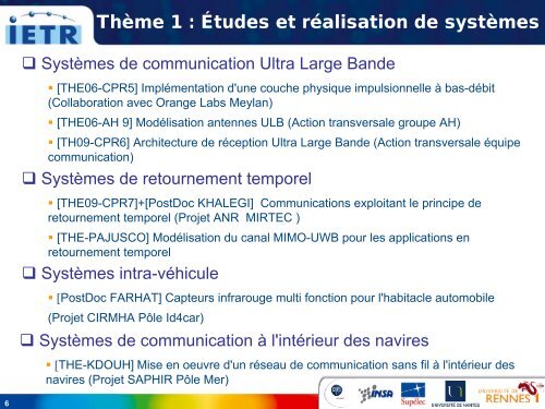 Bilan Ãquipe Propagation Localisation - IETR