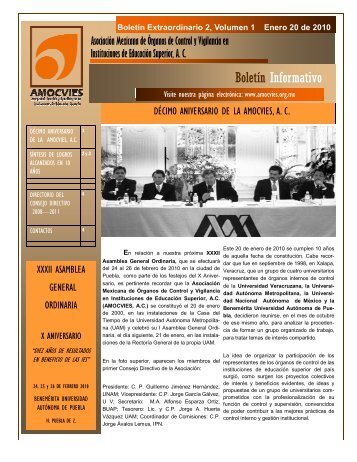 Boletin Informativo Extraordinario 2, volumen 1.pdf - Amocvies