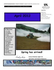 2012 April Newsletter - Bullitt County Cooperative Extension
