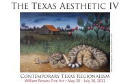 The Texas Aesthetic IV - William Reaves Fine Art