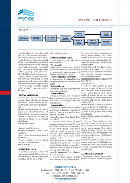 Sabesp Onda Limpa - centroprojekt brasil