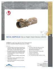 M2124, AN/PVS-24 Clip-on Night Vision Device ... - Transaero Inc.