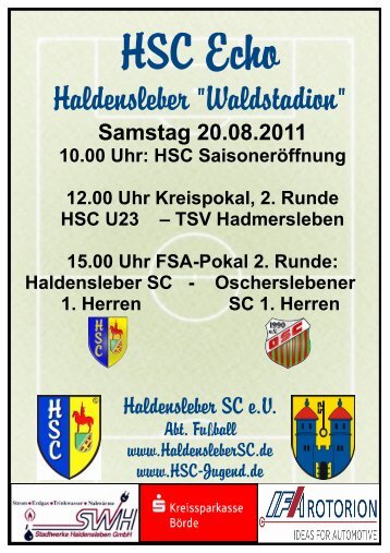 Oscherslebener 1. Herren SC 1. Herren - Haldensleber SC