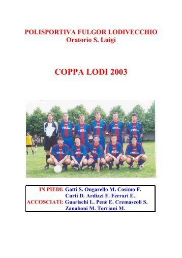 07-COPPA LODI 2003 - Fulgor Lodivecchio