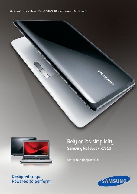 WindowsÃ‚Â®. Life without WallsÃ¢Â„Â¢. SAMSUNG ... - Box.co.uk