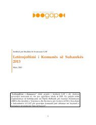 LetÃ«rnjoftimi i KomunÃ«s sÃ« SuharekÃ«s 2013 - Instituti GAP