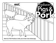 Producers, Pigs & Pork Coloring Book