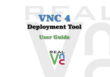 VNC Tool v1-4.indd - RealVNC