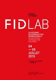 dossier de presse FIDLab - Festival international du documentaire ...