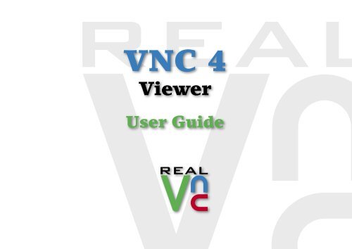 VNC Viewer 4 Enterprise v4-1-4.indd - RealVNC