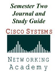 CCNA2 Engineering Journal and Study Guide - Elktech.org