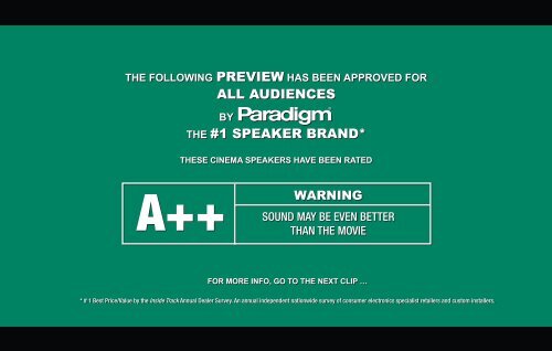 cinema at paradigm