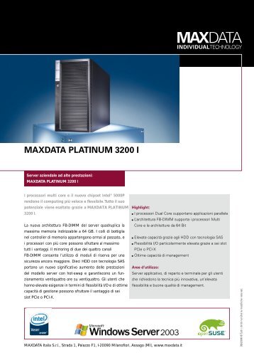 MAXDATA PLATINUM 3200 I