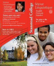 Brochure (PDF) - Stanstead College