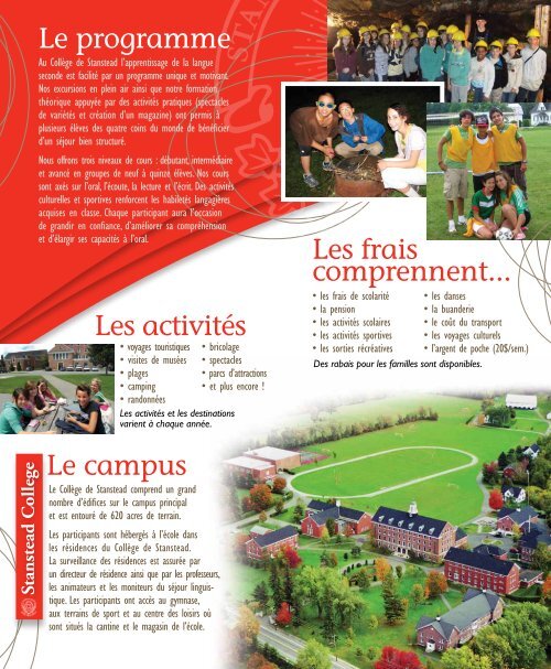 Brochure (PDF) - Stanstead College