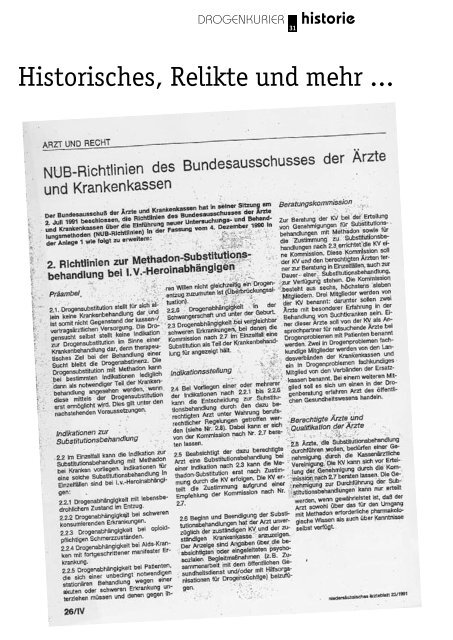 Drogenkurier Nr. 62 (PDF - 1,2 MB) - VISION eV